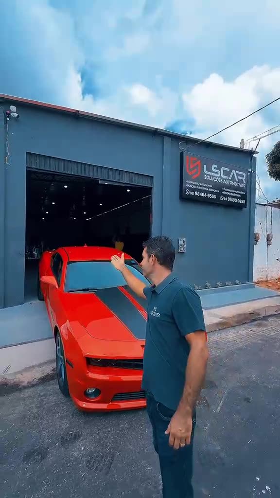 Fachada da oficina LSCAR Soluções Automotivas